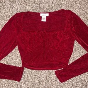 urban romantics cropped long sleeve